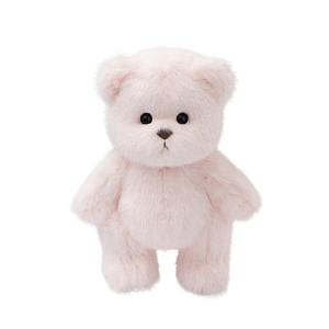 Медведь Lina TeddyTales, розовая пудра, длинная шерсть, S, 20 см
